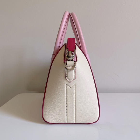 Givenchy Goatskin Tri-color Mini Antigona (Pink & Off White) - Picture 9 of 12